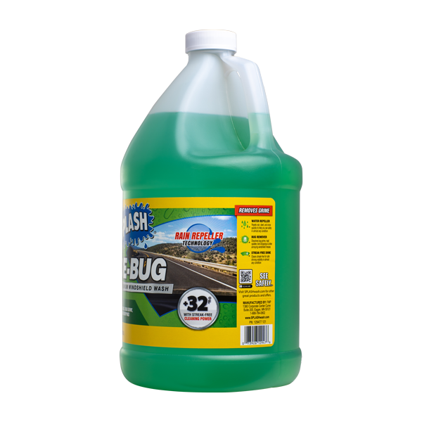 SPLASH DEBUG Premium Windshield Wash Easily Remove Bugs, Bird Droppings, Tree Sap, & Road Grime